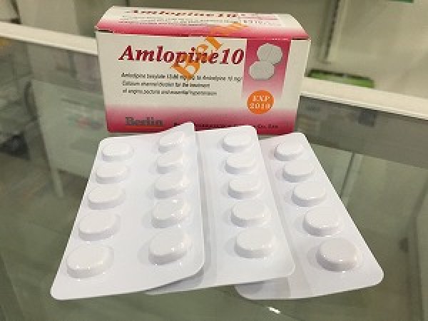 画像1: アムロジピン 10mg（Amlopine 10mg）10錠×10シート（1箱） (1)