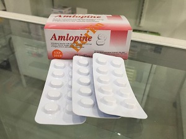 画像1: アムロジピン 5mg（Amlopine 5mg）10錠×10シート（1箱） (1)