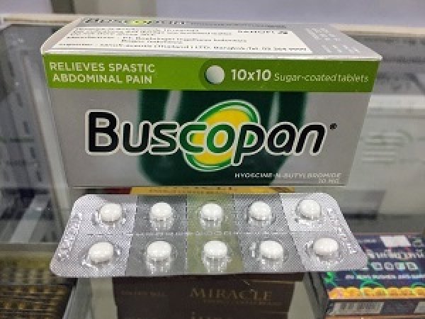 画像1: ブスコパン 10mg（Buscopan 10mg）100錠×1箱（1回発送） (1)