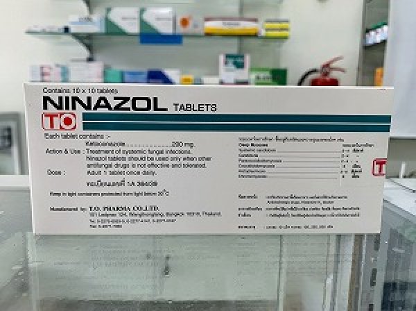 画像1: NINAZOL（ケトコナゾール200mg）100錠×1箱 (1)