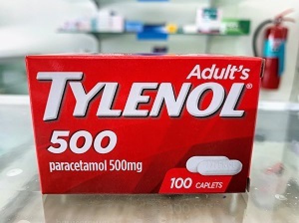 画像1: 【アセトアミノフェン500mg配合】タイレノール500（TYLENOL500）100錠×1ボトル (1)