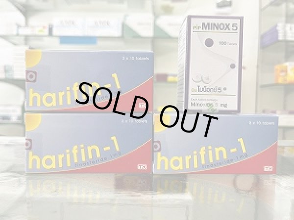 画像1: 【値下げ断行！攻めの育毛・最強コスパセット】ハリフィン1（harifin-1）3箱とミノックス5（Minox5）1ボトル (1)