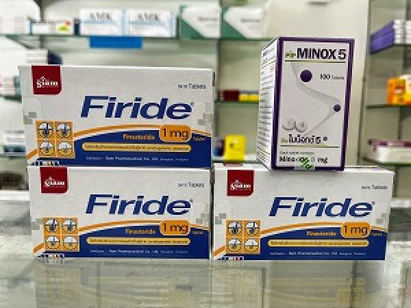 画像1: 【ネット最安値宣言】フィライド 1mg（Firide 1mg）3箱とミノックス5（Minox5）1ボトルのお買い得セット (1)