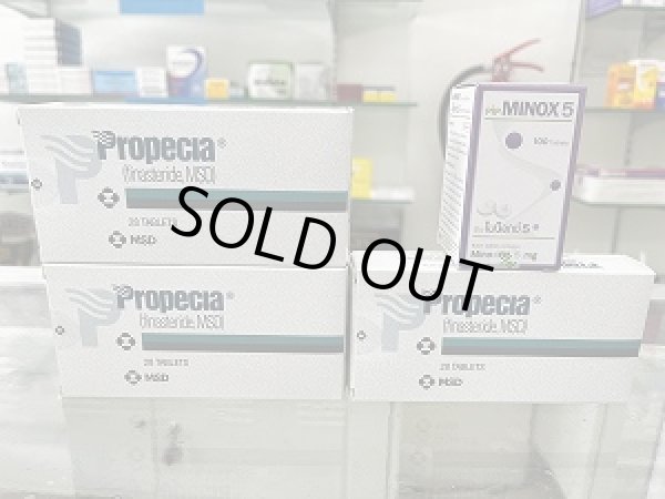 画像1: プロペシア 1mg（Propecia 1mg）3箱とミノックス5（Minox5）1ボトルのお買い得セット (1)