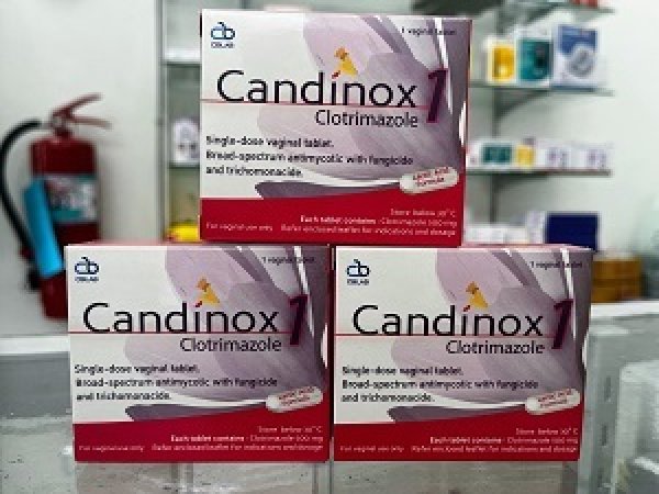 画像1: ＜ガジンダ症治療／エンペシド腟錠＞カンディノックス１（Candinox 1）500mg/1膣錠×3箱 (1)