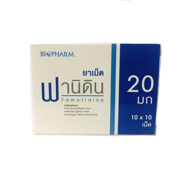 画像1: 【ファモチジン】ファニジン 20mg（Fanidine 20mg）100錠×1箱 (1)