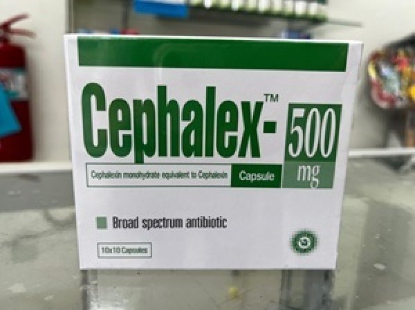 画像1: 【ケフレックス・ジェネリック】セファレキシン  (Cefalexin) 500mg 10カプセル×10シート (1)
