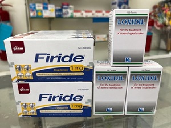 画像1: 【NEW！攻めの育毛・お買い得セット 300日分】フィライド 1mg（Firide 1mg）10箱とロキシジル（LOXIDIL）3ボトル ※3回発送 (1)