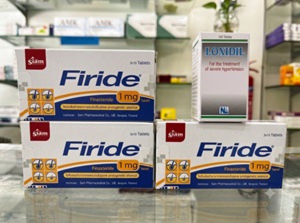 画像1: 【NEW！攻めの育毛・お買い得セット】フィライド 1mg（Firide 1mg）3箱とロキシジル（LOXIDIL）1ボトル (1)