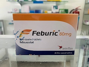 ＜高尿酸血症治療薬＞フェブリック（Feburic）80mg 30錠×1箱